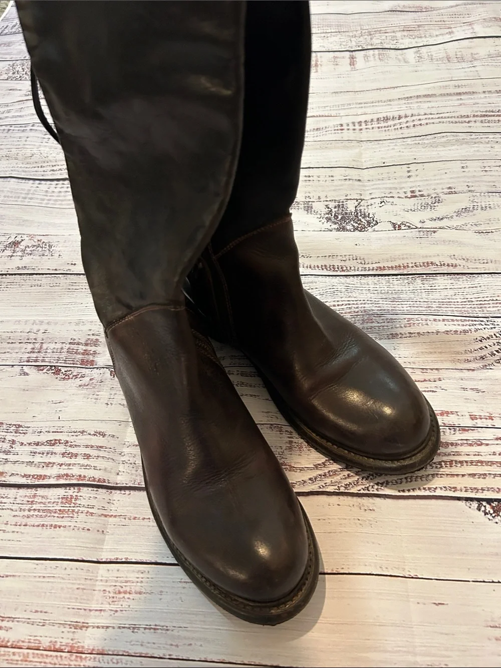 Bed Stu Manchester Classic Tall Leather Riding Boots